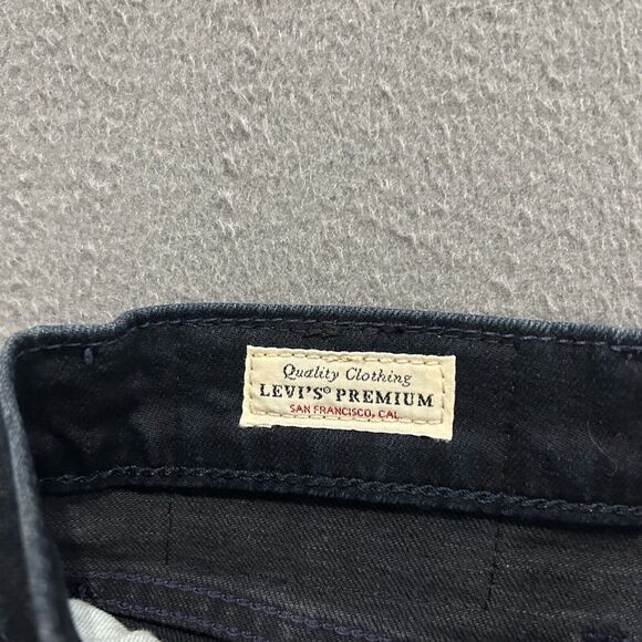 Levis Jeans Mens 38x30 Blue Premium Lot 502 Tapered Leg Stretch Denim Big E - Picture 8 of 11